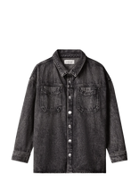 Calvin Klein - Denim Overshirt Onyx Black - Džinsės ir velvetinės striukės - Juoda