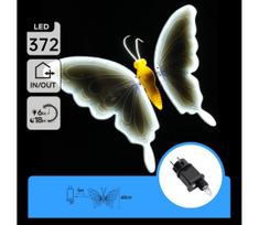 Aigostar - LED lauko kalėdinė dekoracija 306xLED IP44 šaltai balta drugelis