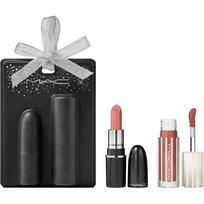 MAC Cosmetics Holiday Mini MAC Nude Lip Combo dovanų rinkinys
