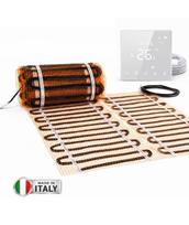 Grindinio šildymo tinklelis Warmset BLACK, 150W/m², 450W, 3 m² + programuojamas termostatas Feelspot WTH22.16 NEW WiFi