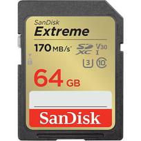 SanDisk Extreme, SDXC, 64GB, UHS-I, U3, V30, Openbox SDSDXV2-064G-GNCIN_openbox