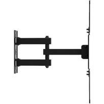 Maclean TV Mount / Bracket, max VESA 400x400, 32-55", up to 25 kg, black, tilt adjustment 0°–-15° and swivel adjustment +90°–-90°, MC-190 MC-190