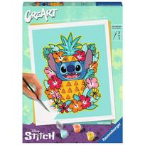 Tapymas pagal skaičius Ravensburger CreArt Disney Stitch, įvairių spalvų, 24 x 30 cm