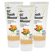 Remineralizuojanti dantų pasta be fluoro GC Mousse Tutti Frutti, 35 ml, 3 vnt.
