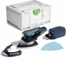 Akumuliatorinis trikampis šlifuoklis Festool DTSC 200-Basic; 18 V; 2,5 mm (be akumuliatoriaus ir pakrovėjo)