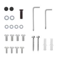 Maclean MC-332 Double Arm Monitor Wall Mount, MOAMCLMC_332