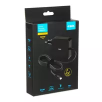 iBOX IUZ100TC nešiojamojo kompiuterio pakrovėjas PD 100W, E-mark chip