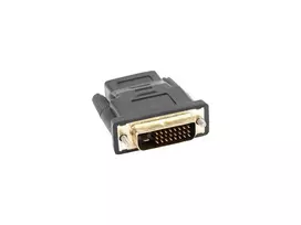 Lanberg AD-0010-BK kabelių lizdinio / kištukinio jungčių tipo keitiklis HDMI DVI-D Juoda
