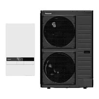 Šilumos siurblys oras-vanduo Panasonic Aquarea Bi-Bloc K kartos 12 kW, trifazis, talpa komplektuojama atskirai