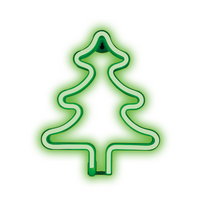 Dekoratyvinė LED neoninė lempa „Eglutė“, USB / 3x AA
