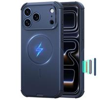 Dėklas ESR Cyber Tough MagSafe skirtas iPhone 18 Pro Max / 17 Pro Max, tamsiai mėlynas