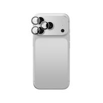 Kameros apsauginis stiklas AmazingThing Titan Vision Sapphire skirtas iPhone 18 Pro / 18 Pro Max, sidabrinis