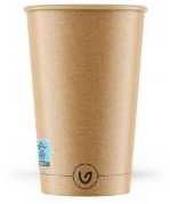 Multi Popierinis kavos puodelis vienos sienelės rudas Verive 35cl (Ø90xH113mm) (20 x 50 vnt./kartonas)