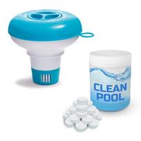 Intex Plaukiojantis cheminių medžiagų dozatorius + 1kg daugiafunkcinių tablečių