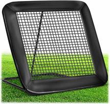 Neo-Sport Futbolo atmušėjo tinklas, treniruočių vartai futbolui, 122 x 120 cm, nešiojama futbolo treniruočių įranga, futbolo treniruočių pagalbinė priemonė