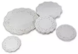 Kager Servetėlės tortui, vnt., 40 g/m2, 190 raštuotas popierius, balta, standartinė Dėžutė su 1000 vnt., Maistui tinkama