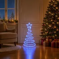 LED eglutės formos šviečiantis ženklas LOVIISA 100 LED Mėlyna