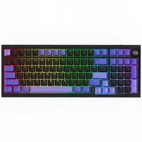 Klaviatūra PROOVE Belaidė klaviatūra žaidimams Gaming Slicker Special Edition juoda-violetinė (Proove)