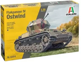 Italeri Flakpanzer IV Ostwind priešlėktuvinio tanko modelis 1/35, 6594