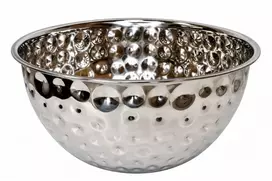 Metalinis serviravimo dubuo sidabrinis 18 cm