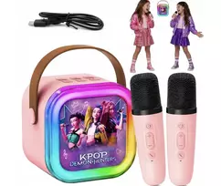 Magy K POP Demon Hunters karaoke kolonėlė 2 mikrofonai