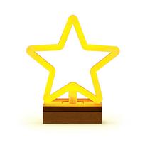 Neon Wood stovas LED STAR šiltai baltas FLNW04 Forever Light