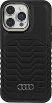 Audi Synthetic Leather MagSafe iPhone 14 Pro 6.1" czarny/black hardcase AU-TPUPCMIP14P-GT/D3-BK