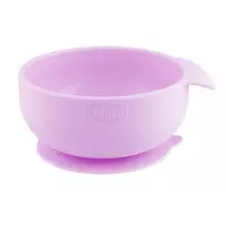 Silikoninis dubenėlis su siurbtuku Chicco, rožinis