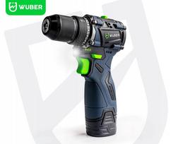 Akumuliatorinis suktuvas-gręžtuvas Wuber 16,8 V bešepetėlinis, 50 Nm, 2x1,5 Ah, lagaminas