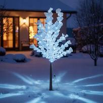 Dekoratyvinis šviečiantis LED kalėdinis berželis, 150 cm, baltos šviesos lemputės
