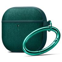 Dėklas Spigen Urban Fit skirtas AirPods 4 su karabinu, žalias