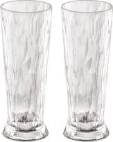 Koziol Plastikinės alaus stiklinės Club No. 11 Tritan 500 ml, skaidrios, 2 vnt.