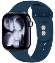 Mėlyna (Navy Blue) apyrankė Apple Watch 8 / 9 / 10 / 11 / 12 / SE / Ultra (44 / 45 / 46 / 49 mm) "Tech-Protect Silicone"