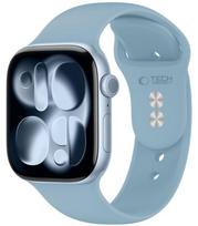 Mėlyna (Blue Jeans) apyrankė Apple Watch 8 / 9 / 10 / 11 / 12 / SE (40 / 41 / 42 mm) laikrodžiui "Tech-Protect Silicone"