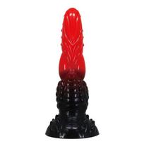 POWER MONSTERS Fire Dragon dildo su siurbtuku