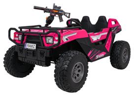 Vaikiškas elektromobilis Bagis  PROSPECTOR 4x4 STRONG - Rožinis