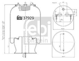 FEBI BILSTEIN Korpusas, pneumatinė pakaba 37929
