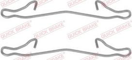 QUICK BRAKE Stabdžių trinkelių montavimo k-tas 109-1121