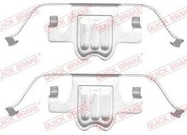 QUICK BRAKE Stabdžių trinkelių montavimo k-tas 109-1695
