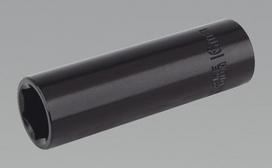SEALEY TOOLS Impact Socket 16mm Deep 1/2 Sq Drive IS1216D IS1216D