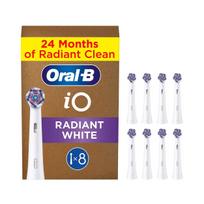 Dantų šepetėlio galvutės Oral-B iO Radiant White, 8 vnt.
