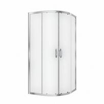 Dušo kabina TIVOLI 80x80 chrome, matinis stiklas