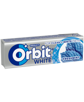 Kramtomoji guma ORBIT White Freshmint, 14 g