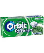 Kramtomoji guma ORBIT becukrė mėtų skonio, refreshers, 15,6 g