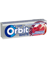Kramtomoji guma ORBIT, White aviečių ir granatų skonio, 14 g