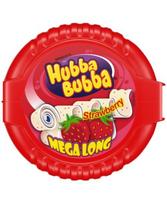 Kramtomos gumos juostelė HUBBA BUBBA Strawberry Tape, 56g