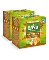 Žalioji arbata LOYD Green Lemon, Honey, Ginger 20x2g