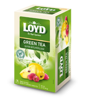Žalioji arbata LOYD, svarainių ir opuncijų skonio, 20 x 1.7g