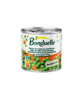 Žirneliai su morkomis kubeliais BONDUELLE, 400 g / 240 g