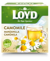Žolelių arbata LOYD, ramunėlių skonio, 20 x 1,5 g